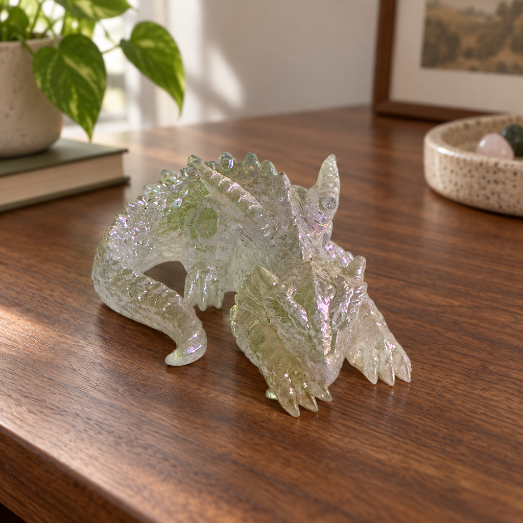 Frostfire Wyrm - Dragon displayed in a home setting — lifestyle mockup