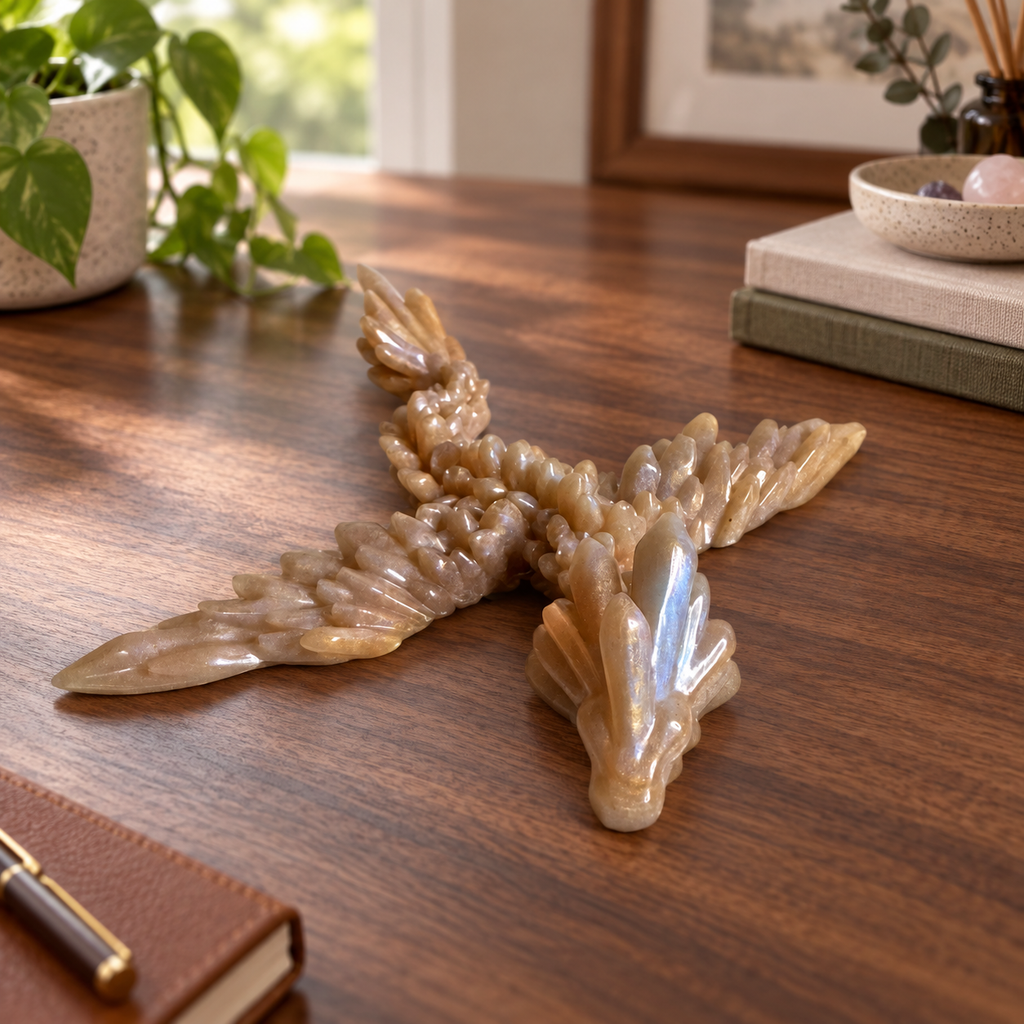 Golden Opal Sky - Dragon displayed in a home setting — lifestyle mockup