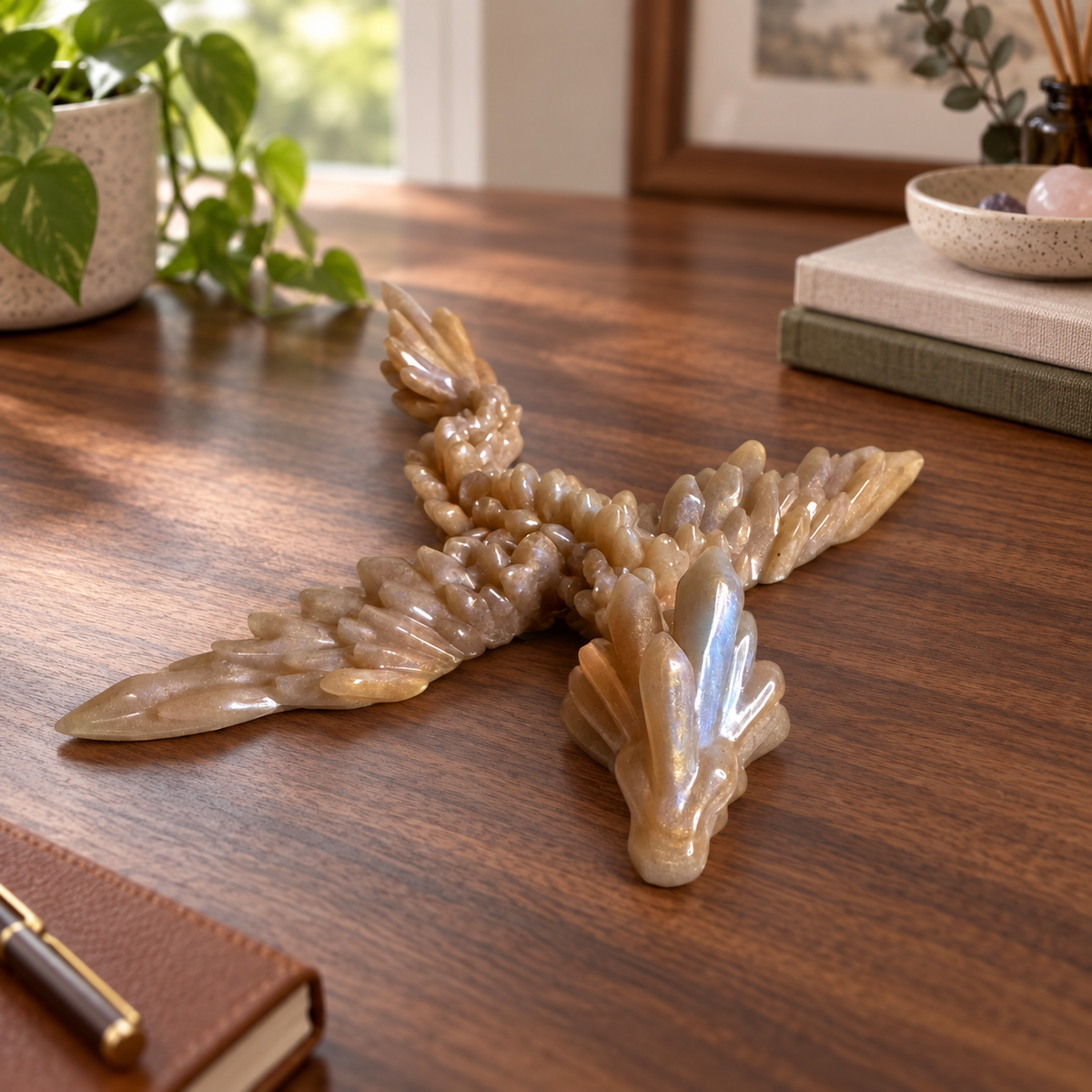 Golden Opal Sky - Dragon displayed in a home setting — lifestyle mockup