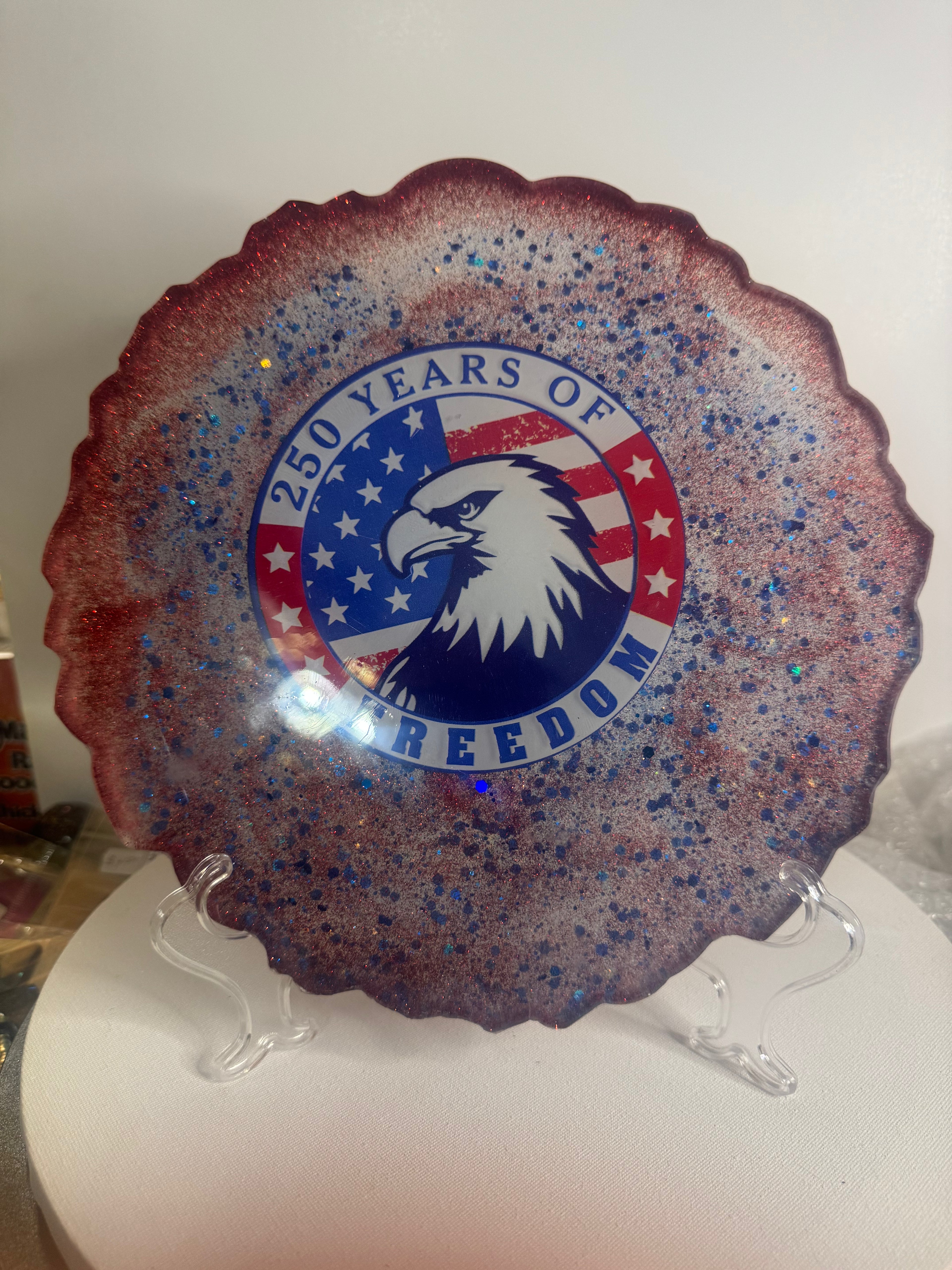 250 Years of Freedom: American Eagle Celebration - Decorative Plate