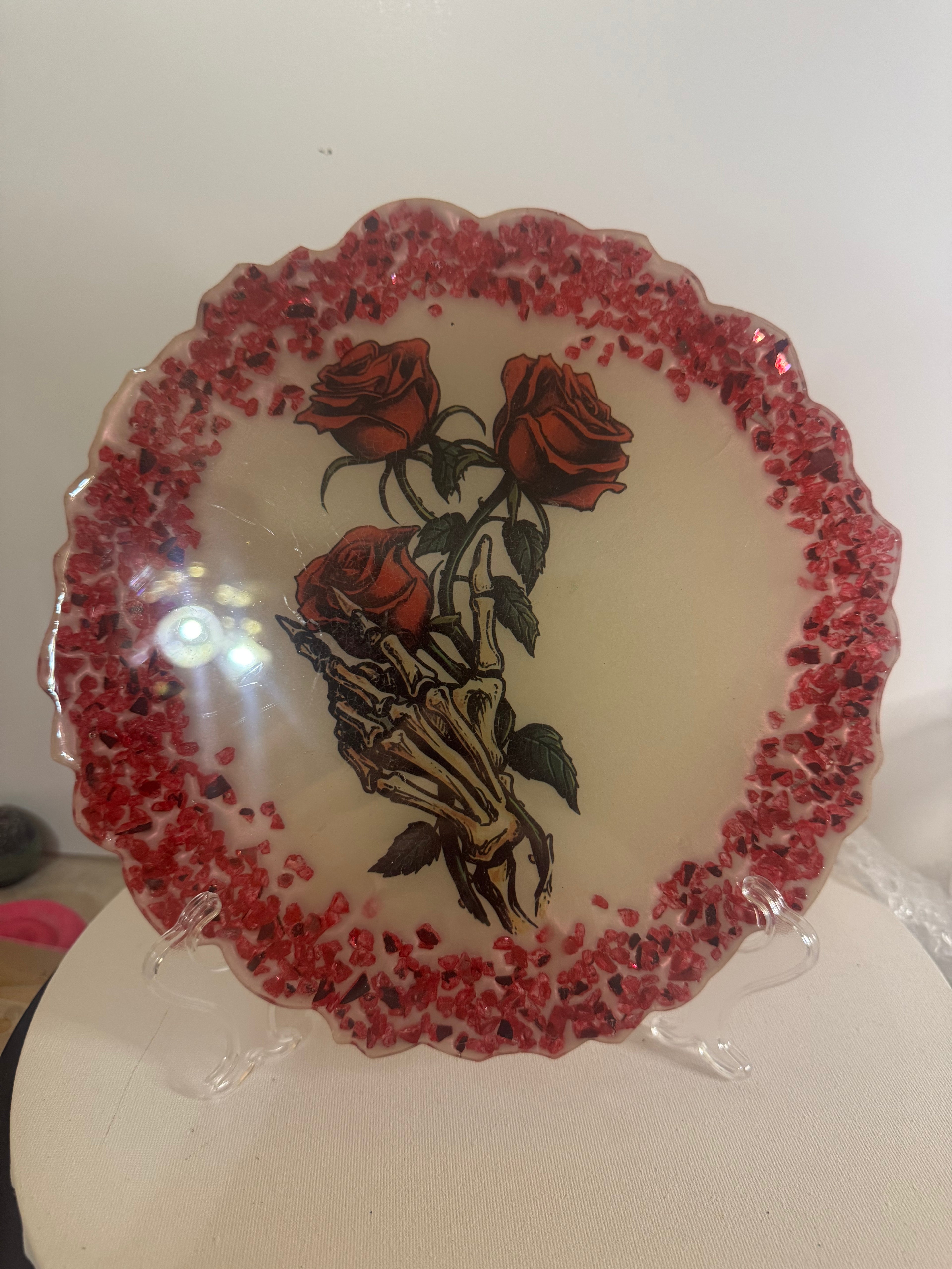Roses of the Reaper - Decorative Plate
