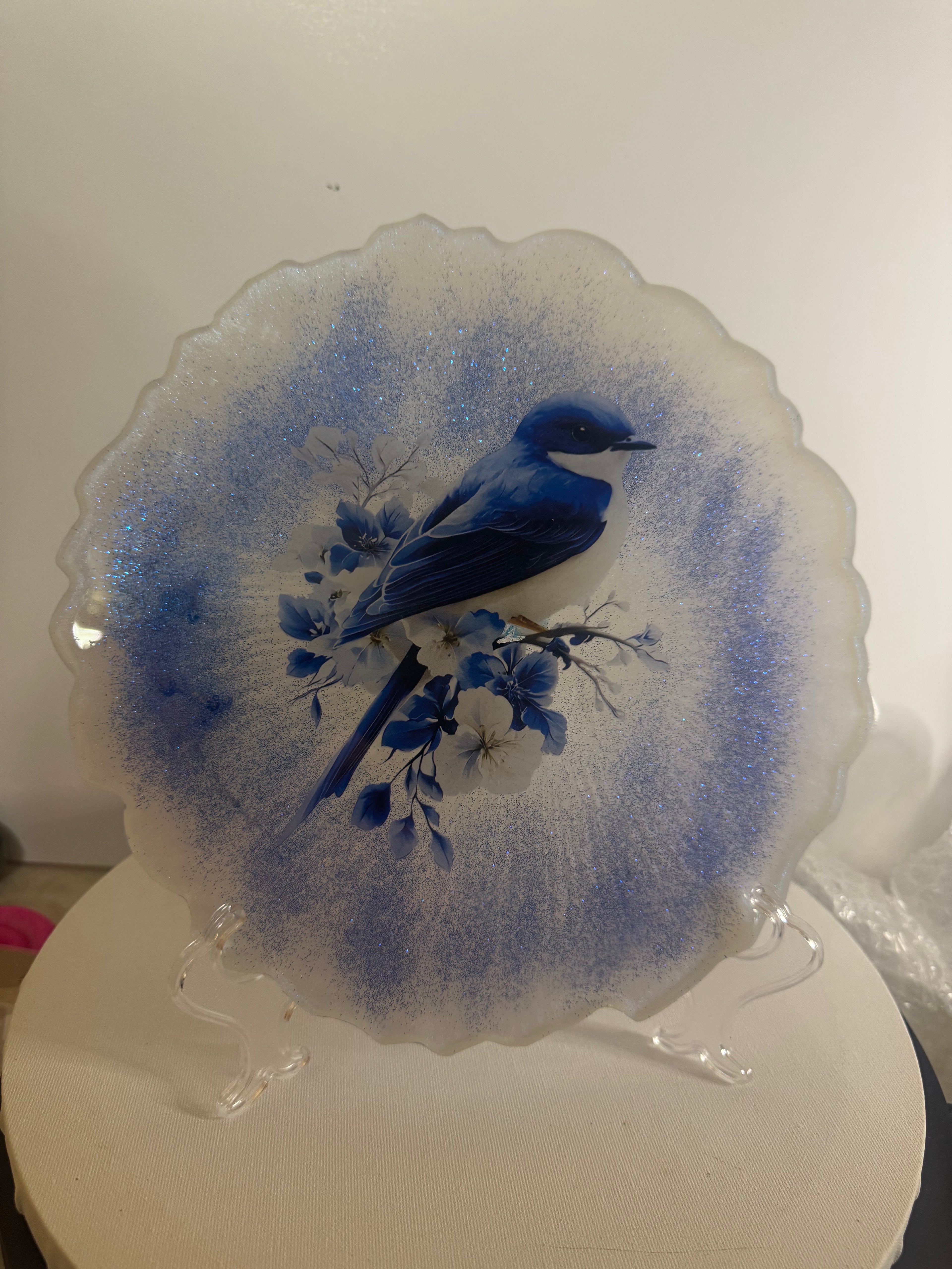 Bluebird in Bloom - Decorative Plate
