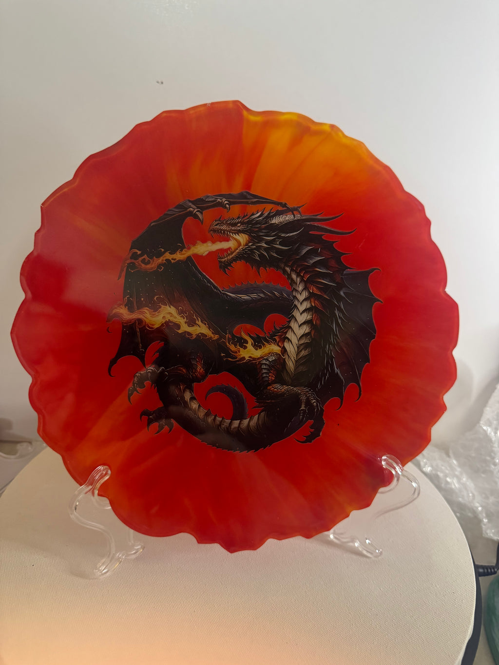 Inferno’s Wrath - Decorative Plate