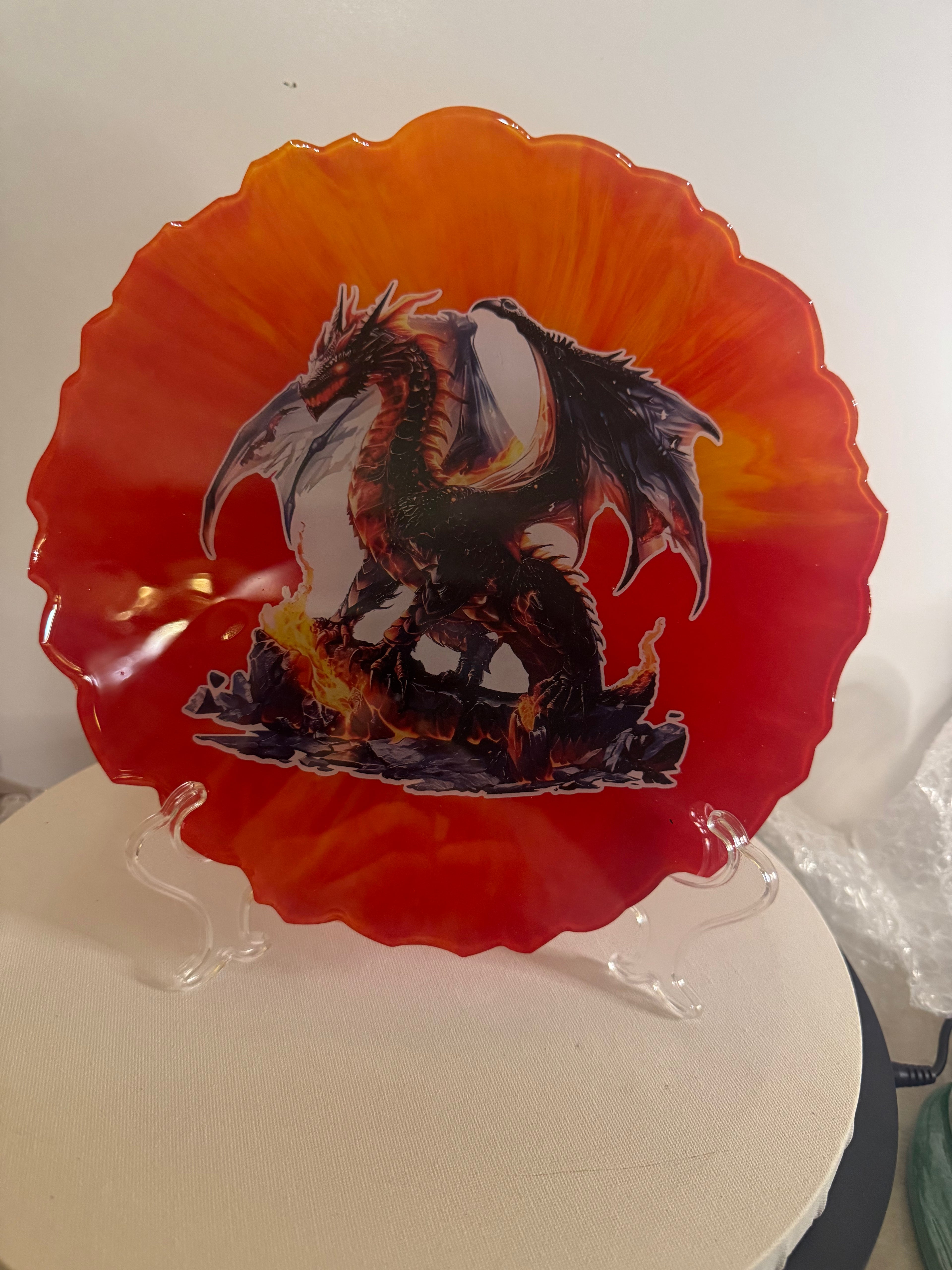 Inferno’s Wyrm - Decorative Plate