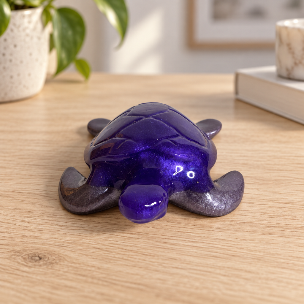 Midnight Amethyst - Turtle displayed in a home setting — lifestyle mockup