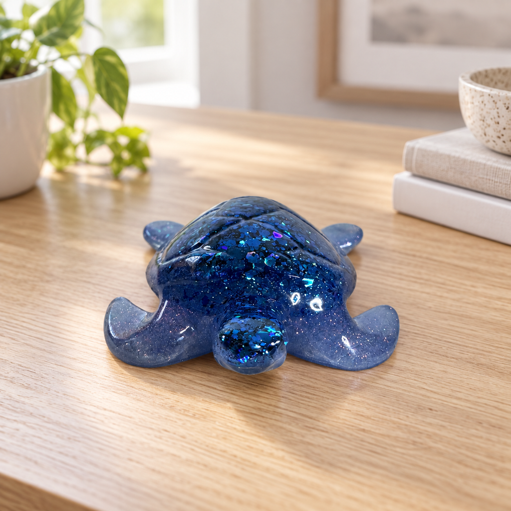 Midnight Tide - Turtle displayed in a home setting — lifestyle mockup