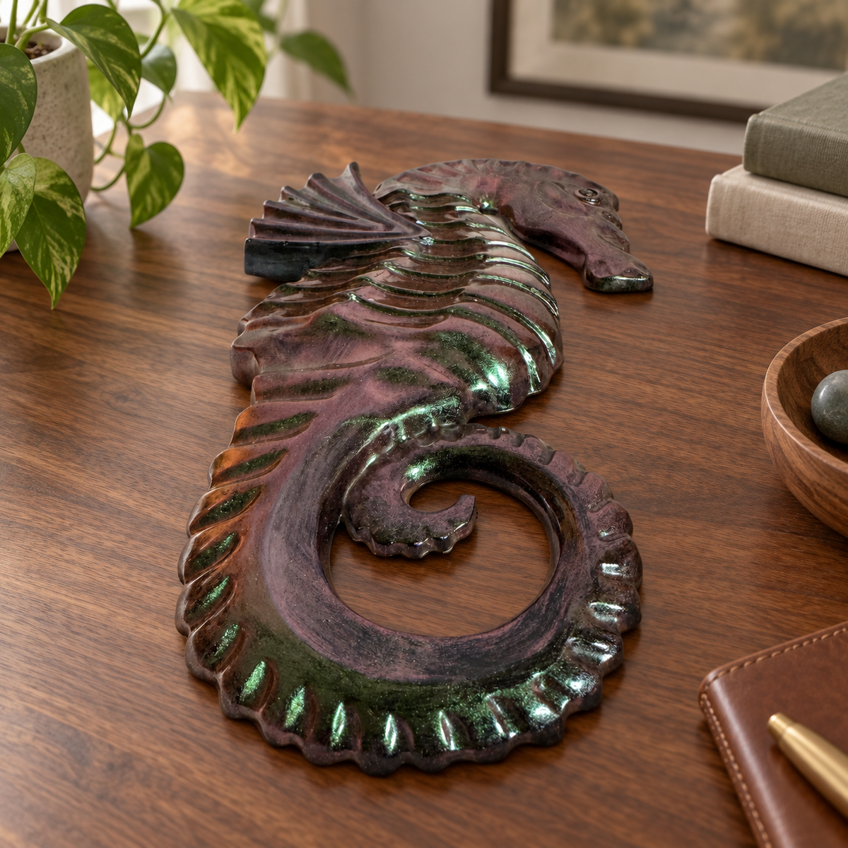 Mossfire - Seahorse displayed in a home setting — lifestyle mockup