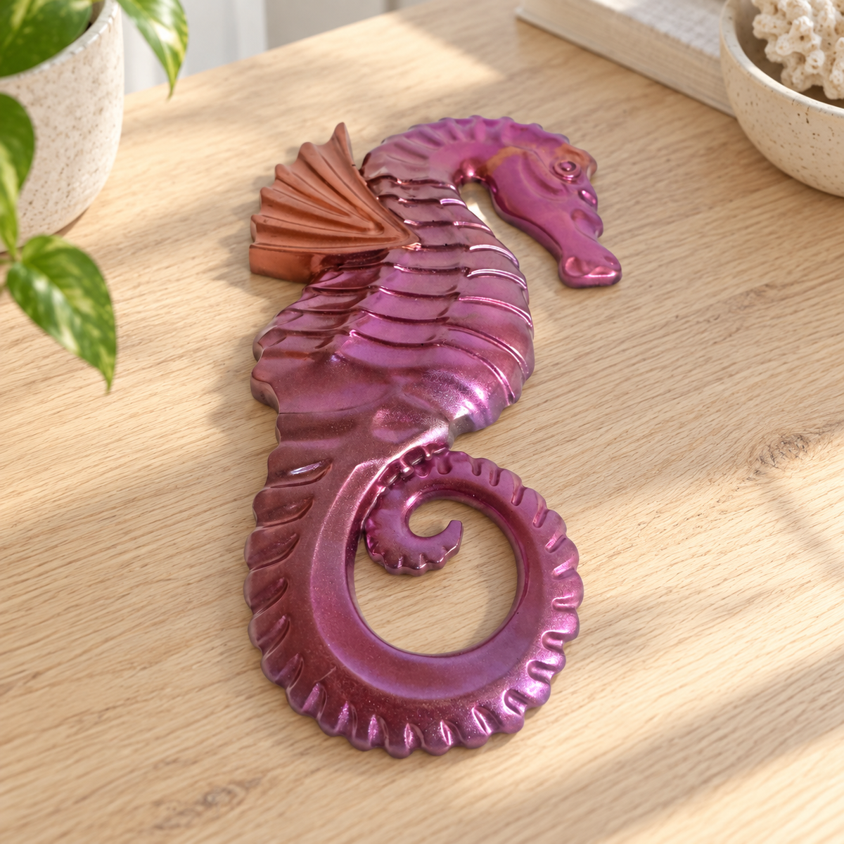 Mystic Rose - Seahorse displayed in a home setting — lifestyle mockup