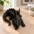Obsidian Nightfire - Dragon displayed in a home setting — lifestyle mockup