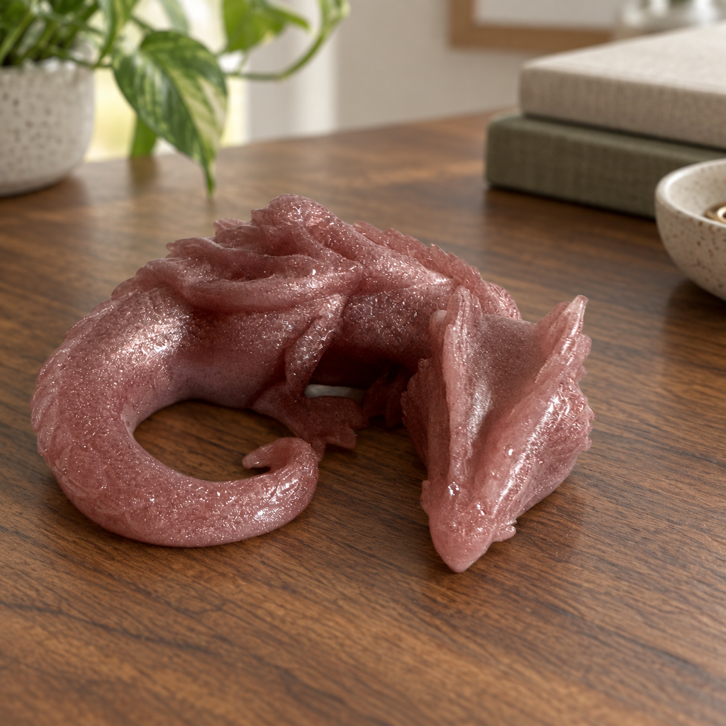 Rosefire - Dragon displayed in a home setting — lifestyle mockup