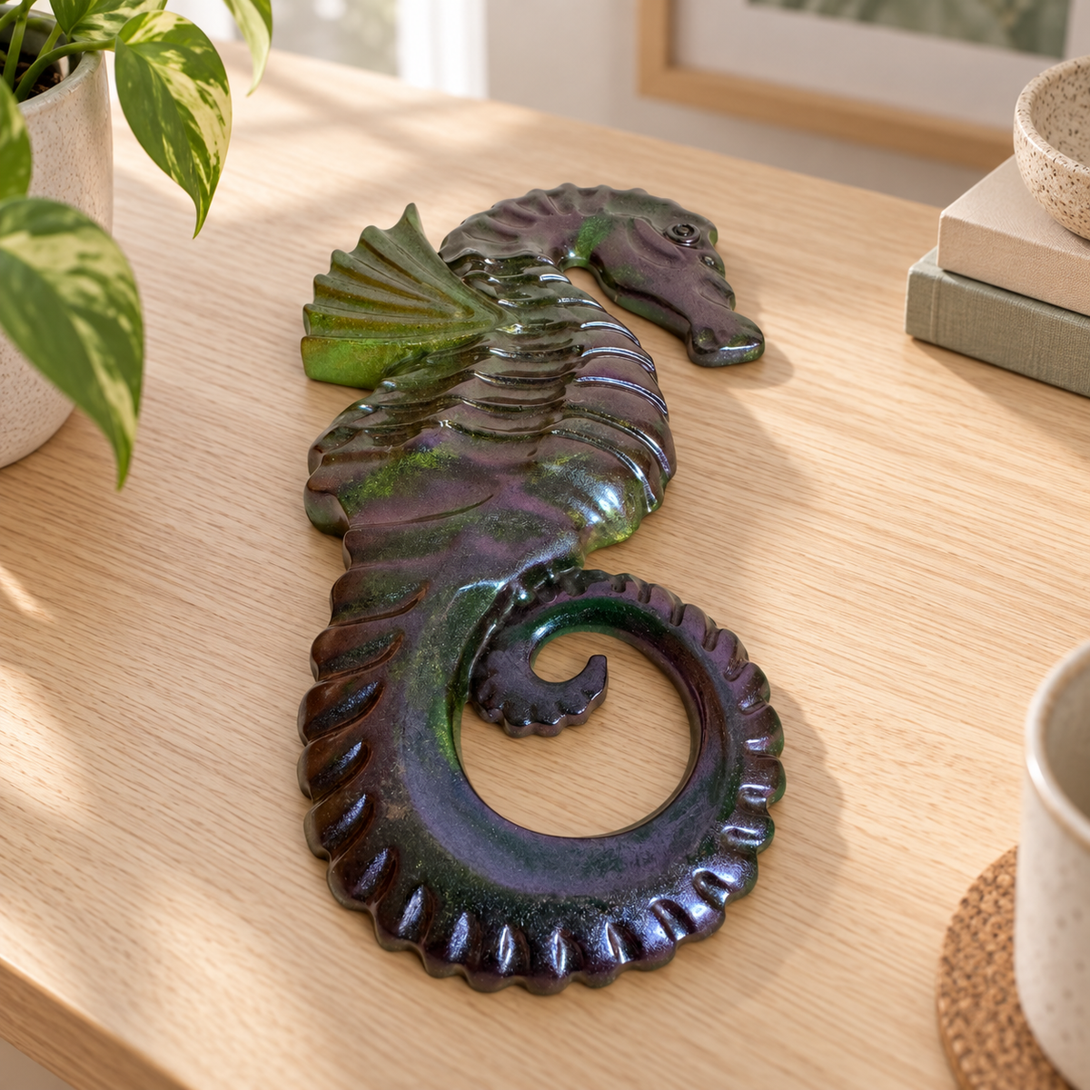 Twilight Tide - Seahorse displayed in a home setting — lifestyle mockup
