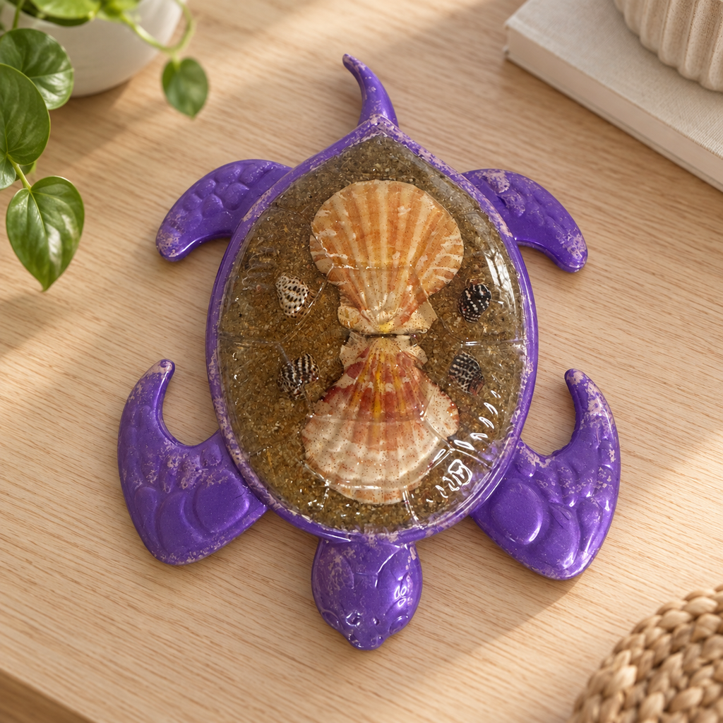 Violet Tide - Turtle displayed in a home setting — lifestyle mockup