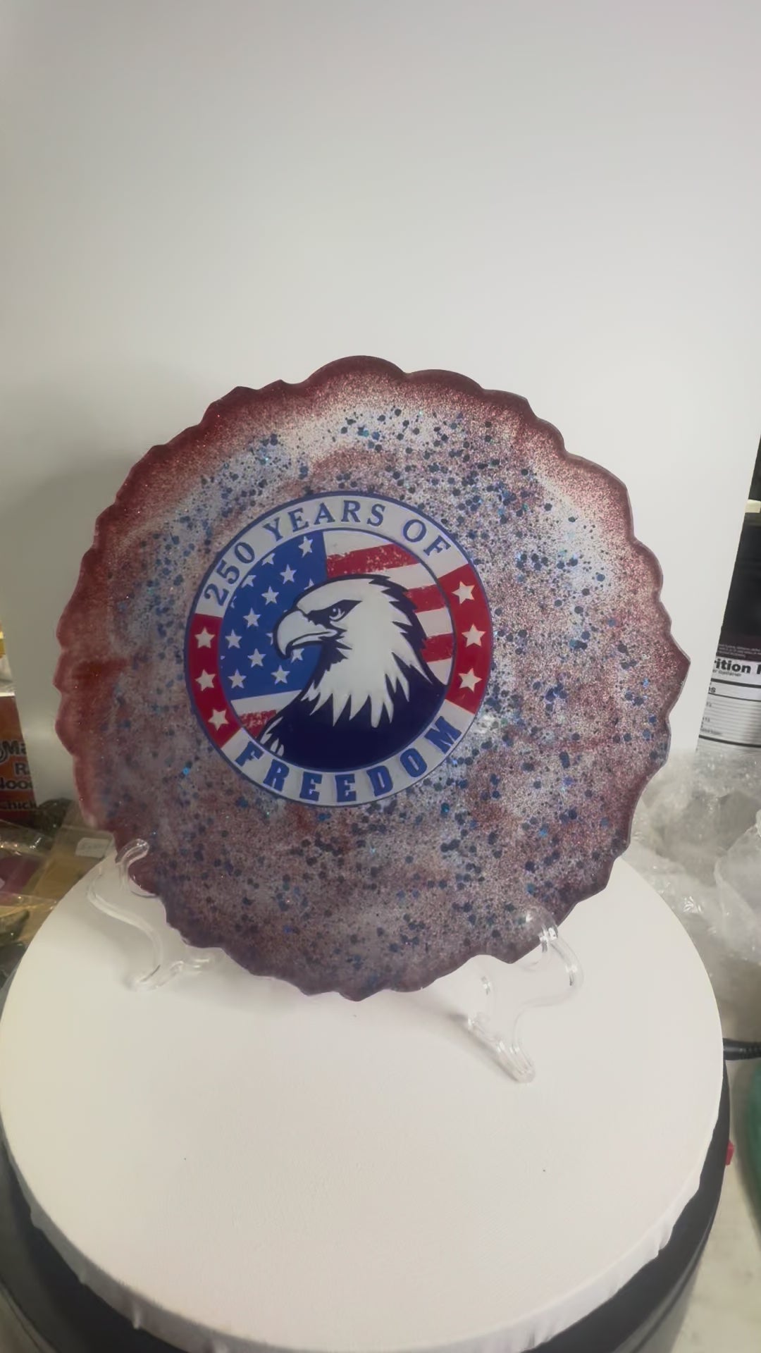 250 Years of Freedom: American Eagle Celebration - Decorative Plate