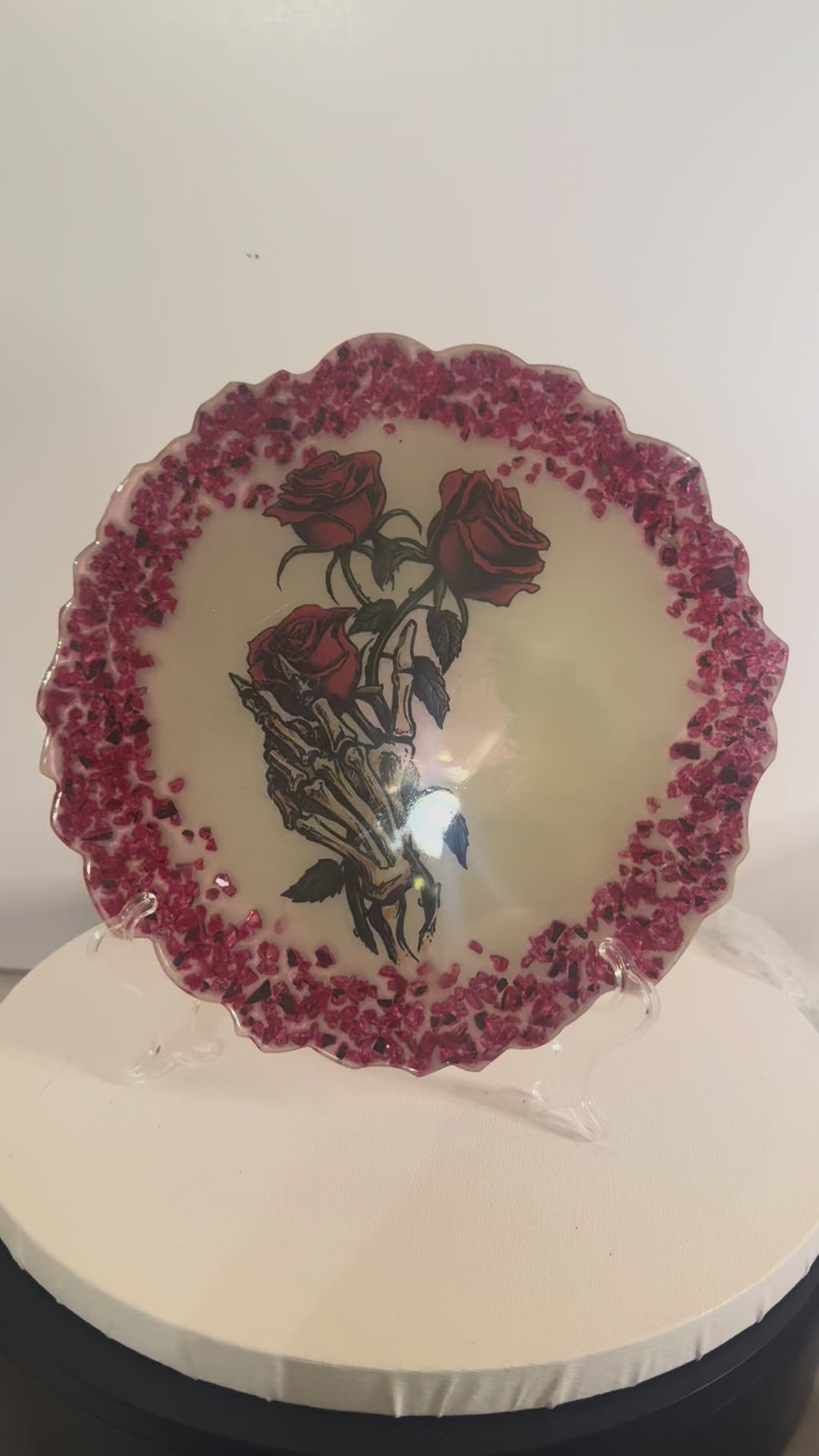 Roses of the Reaper - Decorative Plate