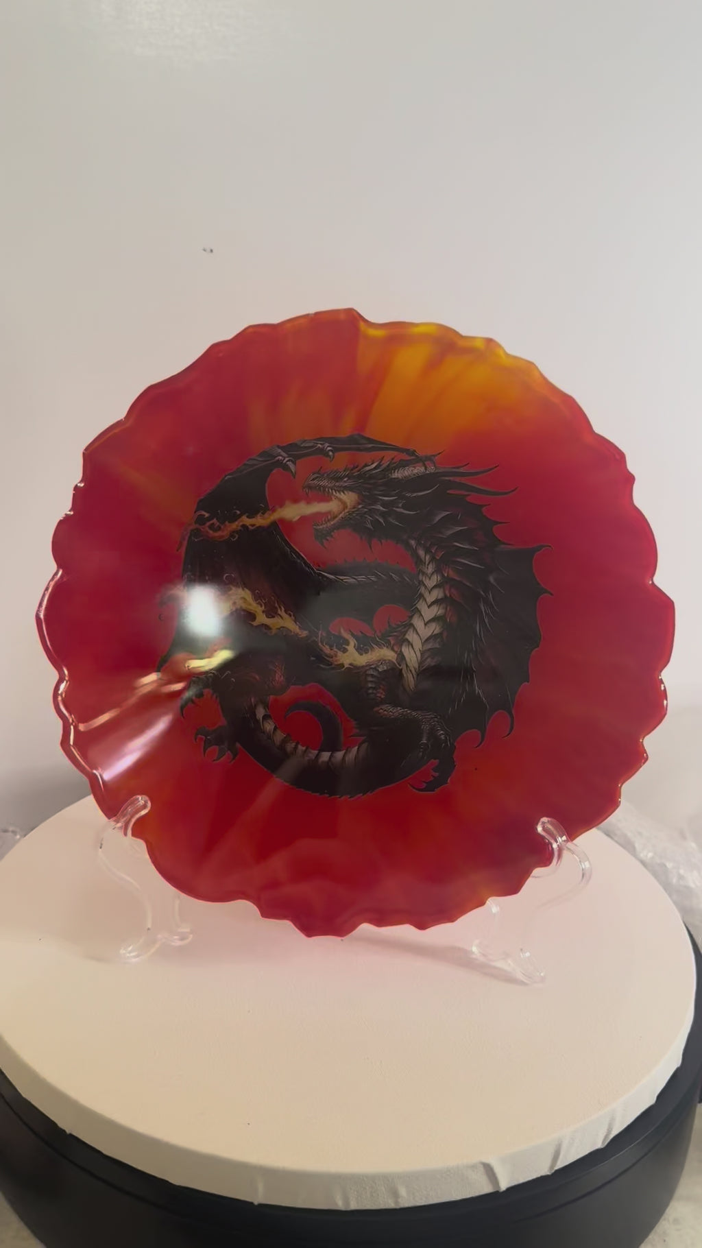 Inferno’s Wrath - Decorative Plate