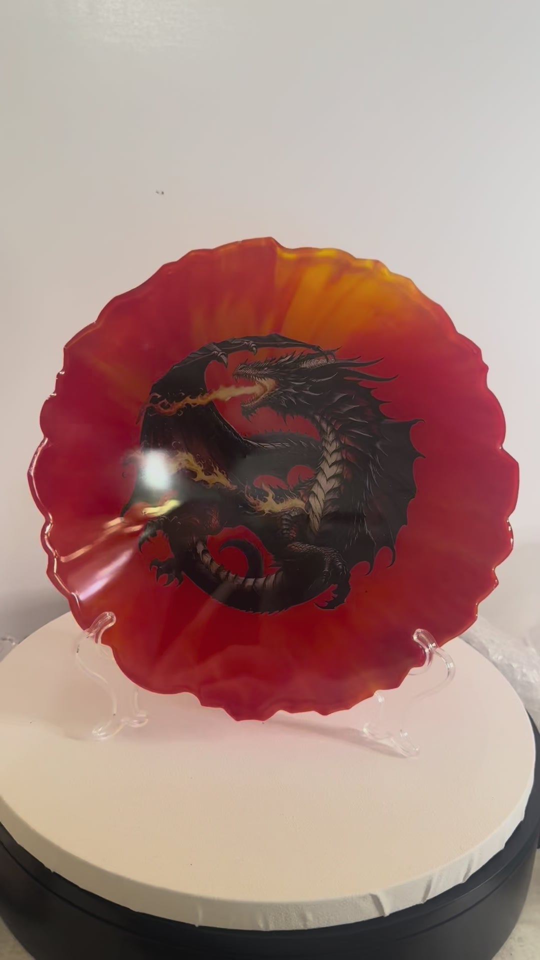 Inferno’s Wrath - Decorative Plate