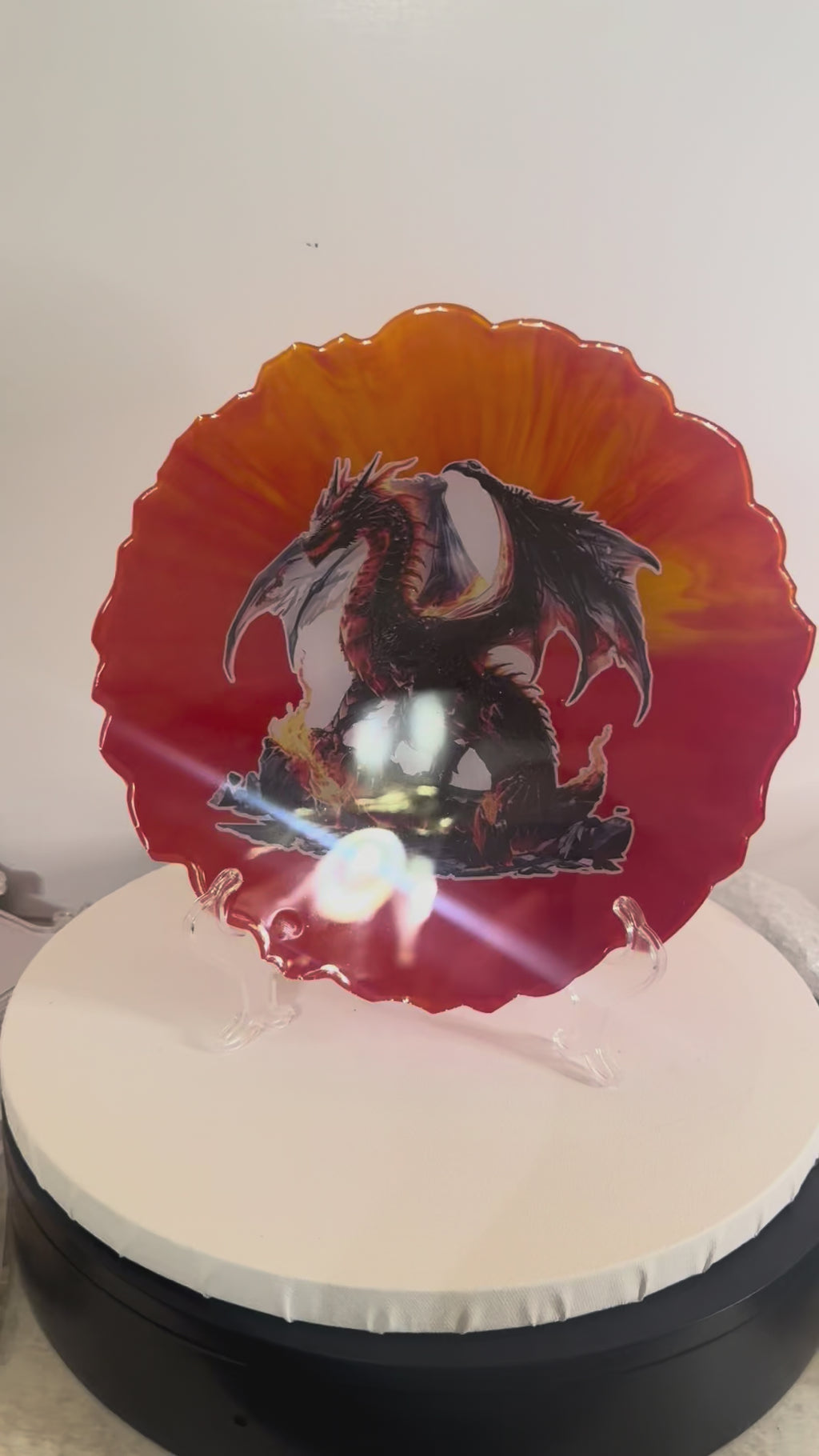 Inferno’s Wyrm - Decorative Plate