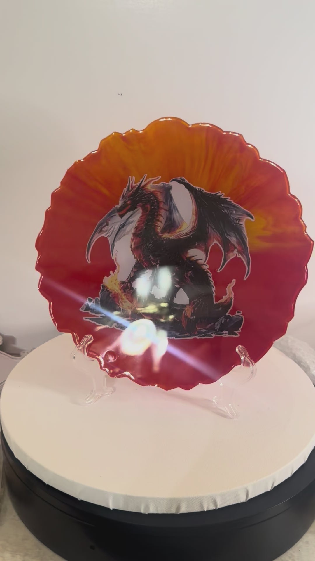 Inferno’s Wyrm - Decorative Plate