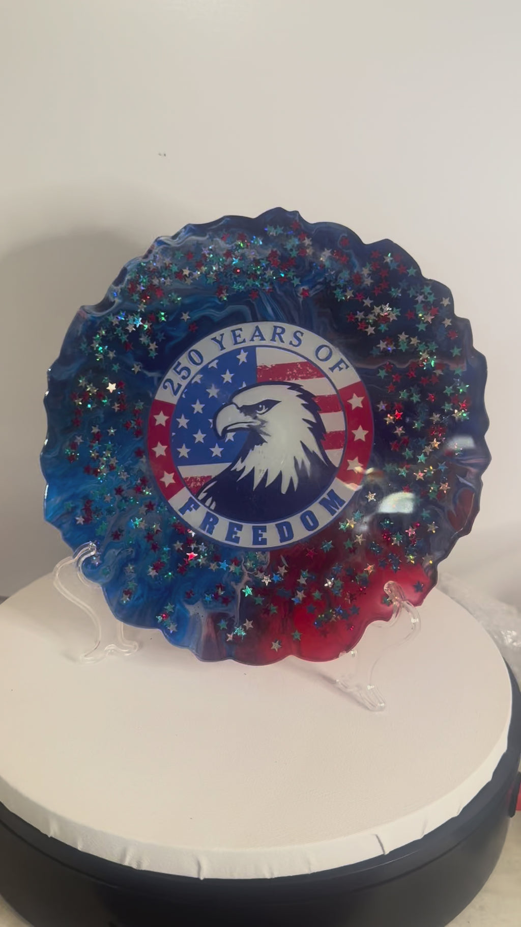 Freedom’s Star-Spangled Spirit - Decorative Plate